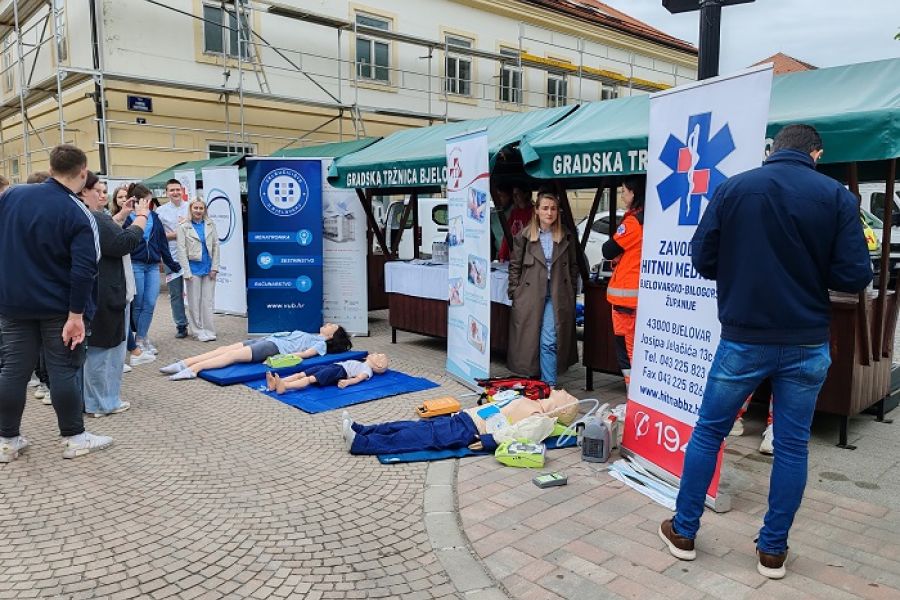 POD MOTOM „ZDRAVLJE NA DOHVAT RUKE“ OBILJEŽEN SVJETSKI DAN ZDRAVLJA BJELOVARSKO- BILOGORSKE ŽUPANIJE