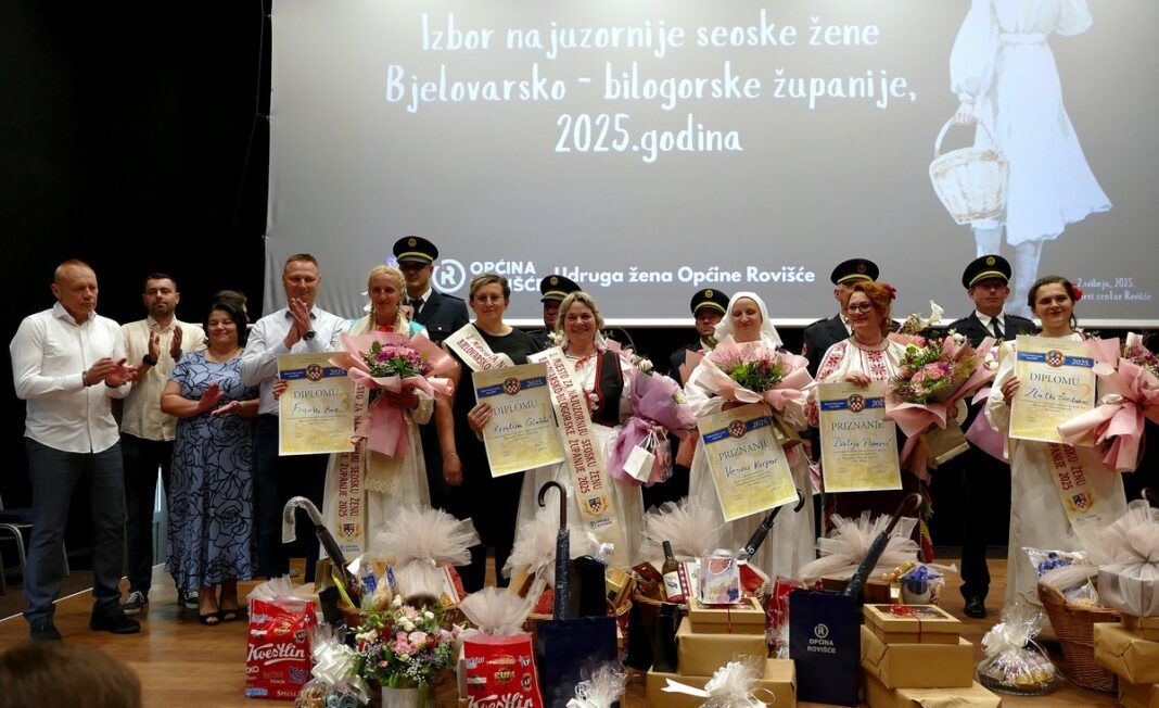 NAJUZORNIJA  SEOSKA  ŽENA  BJELOVARSKO- BILOGORSKE ŽUPANIJE  -&nbsp; KRISTINA  GLUŠČIĆ IZ KAŠLJEVCA