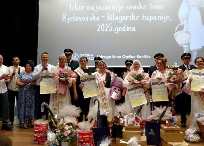 NAJUZORNIJA  SEOSKA  ŽENA  BJELOVARSKO- BILOGORSKE ŽUPANIJE  -&nbsp; KRISTINA  GLUŠČIĆ IZ KAŠLJEVCA
