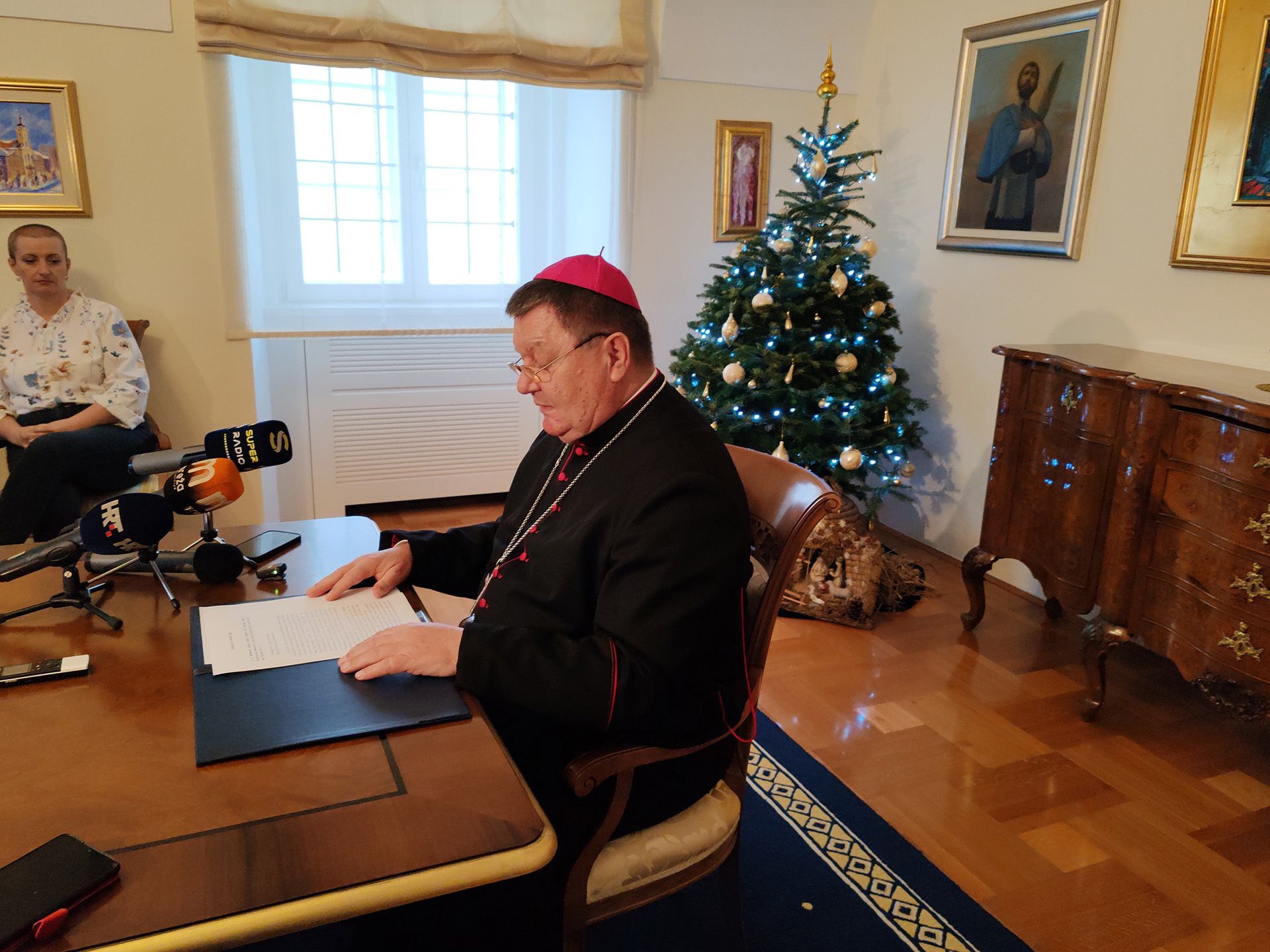 BOŽIĆNA ČESTITKA BJELOVARSKO - KRIŽEVAČKOG BISKUPA, VJEKOSLAVA HUZJAKA BOŽIĆNA ČESTITKA BJELOVARSKO - KRIŽEVAČKOG BISKUPA, VJEKOSLAVA HUZJAKA